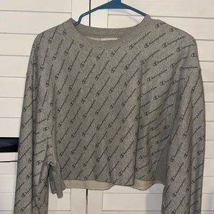 Champion cropped hoodie